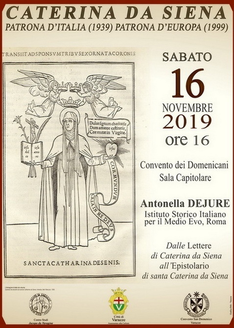 Sarà presentato il progetto di edizione critica dell'Epistolario di santa  Caterina da Siena