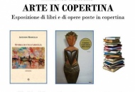 Esposizione: libri di A. Rossello e opere in copertina di G. Manuzio e G. Oliva