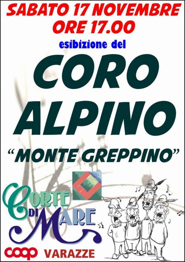 Esibizione del Coro Alpino *Monte Greppino*. Tradizionale appuntamento per grandi e piccini