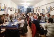 La cena del Cursillo di Cristianità. All'Agriturismo Cele a Celle Ligure