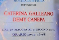 Mostra personale di Demy Canepa e. Caterina Galleano in Gallery Malocello