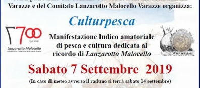  Culturpesca  raduno di sport e cultura. Sabato 7 Settembre 2019, dalle 8 alle 10: 30